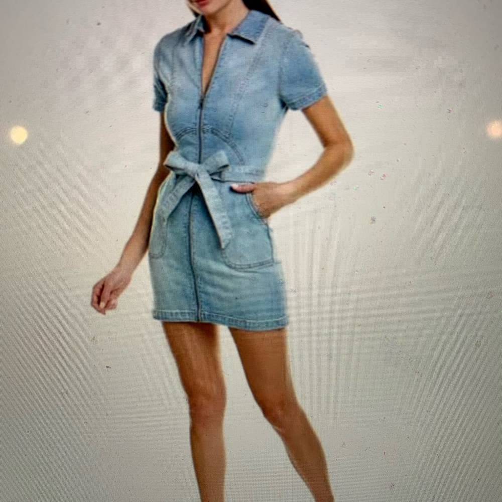 ALICE + OLIVIA Denim Dress